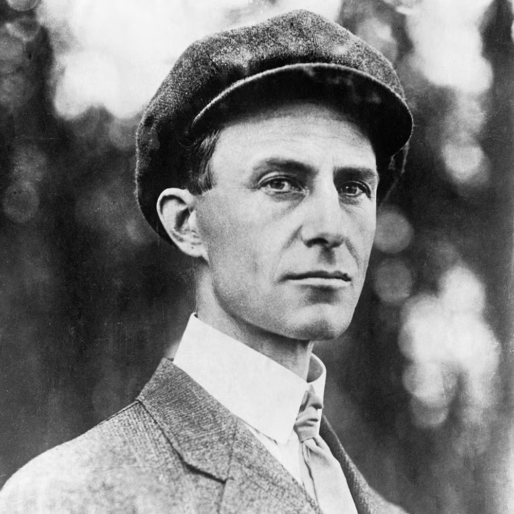 Black-and-white photo of Wilbur Wright